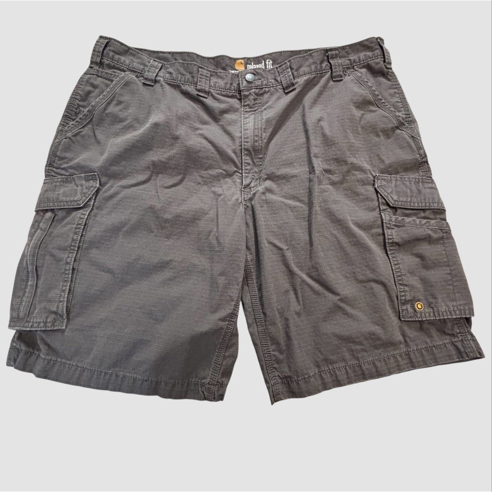 Carhartt Men's 44 Force Rip Stop Cargo Shorts Relaxed Fit Gray